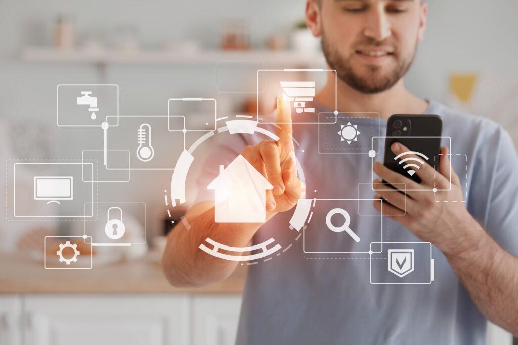 Digitale Steuerung fuer Wohnkomfort | Treppenlift mit Plattform